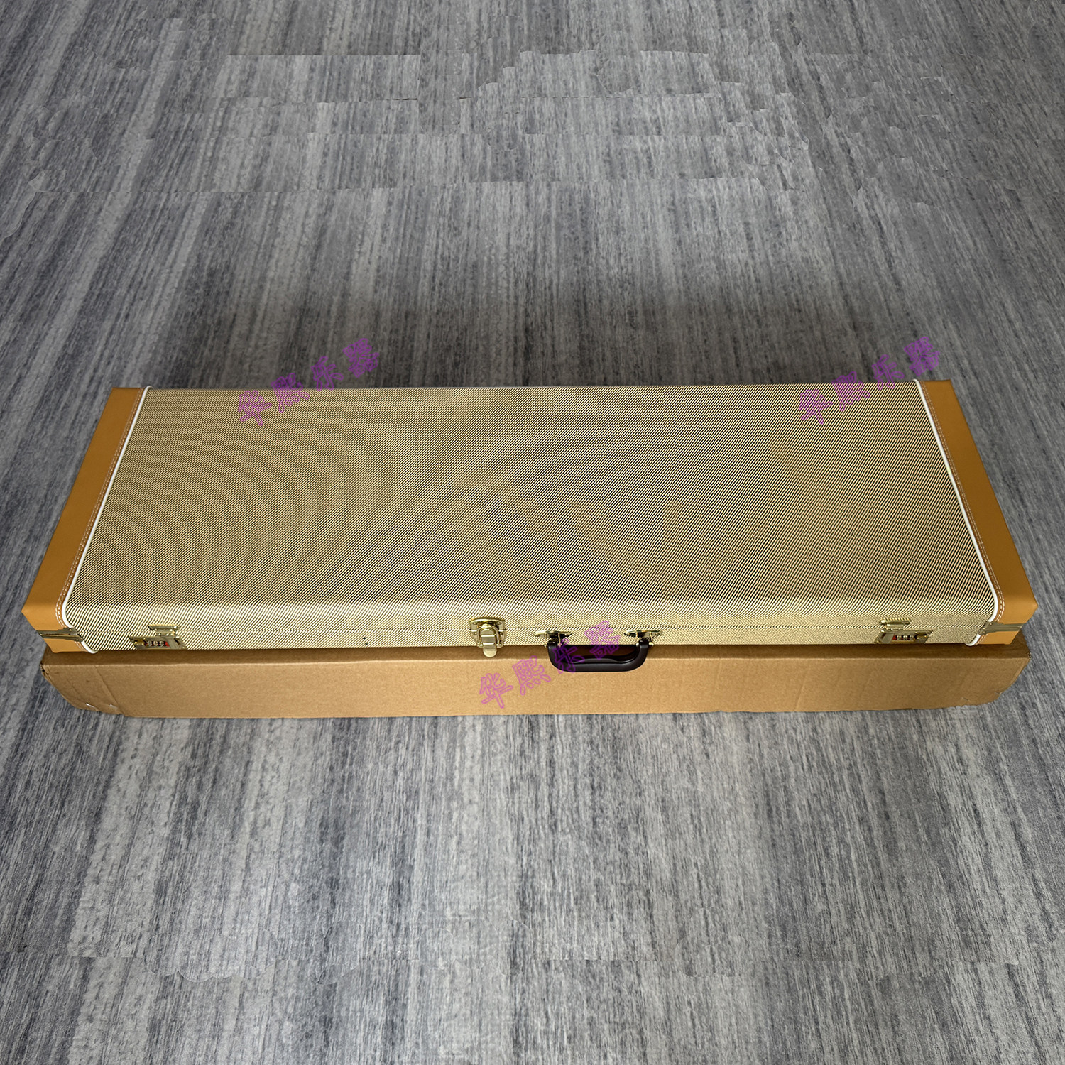 芬达Fender/Ibanez/YAMAHA四弦五弦电贝司琴盒 复古密码锁琴箱