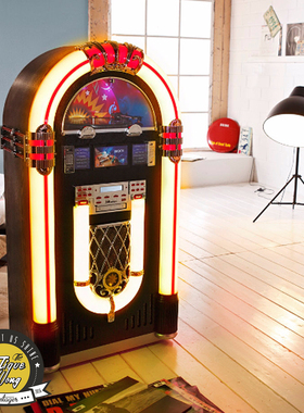 美国商用落地Jukebox点唱机复古音乐点播机黑胶蓝牙音箱音响现货