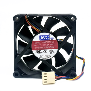 AVC DSSC0715R2L 12V 7CM厘米7015静音AMDCPU散热器风扇4Pin温控