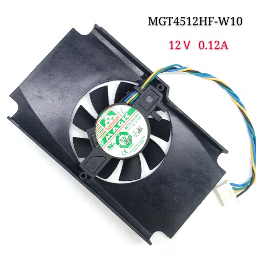 原装MGT4512HR-W10 12V 0.12A 4线PWM显卡散热风扇QUADR0 FX380