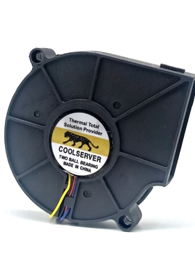 COOLSERVER金钱豹超薄1150 1155 1366 1U服务器PUC涡轮风扇12V