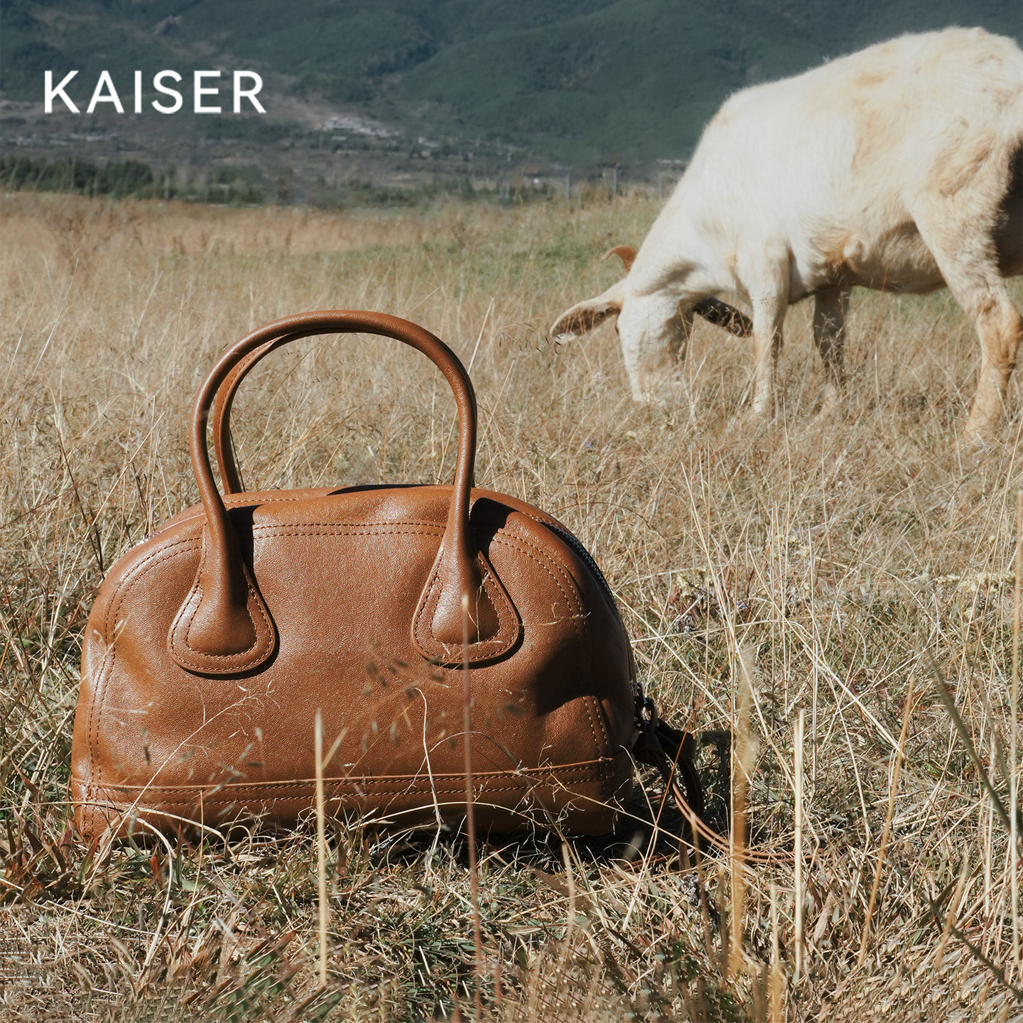 凯撒植鞣牛皮秋冬包包女款单肩包斜挎包女士贝壳包手提包真皮女包,箱包皮具/热销女包/男包,通用款女包,淘宝优惠券,粉丝福利购,淘宝优惠卷