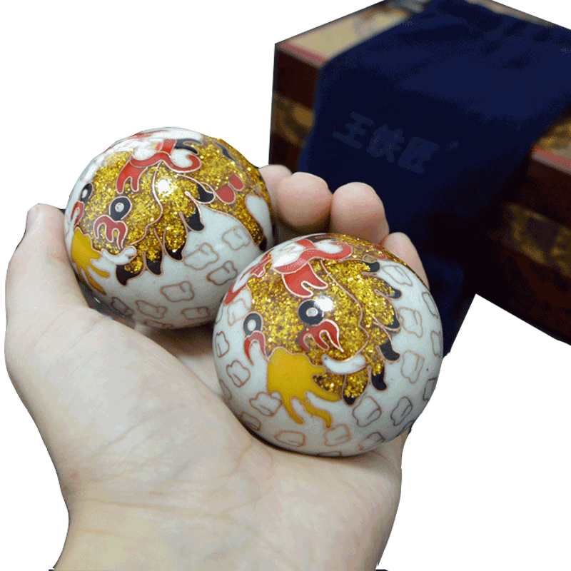 王铁匠保定特产三宝白色麒麟铁球