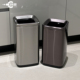 不锈钢垃圾桶家用办公卫生间意式 风轻奢客厅厨房卧室酒店商用新款