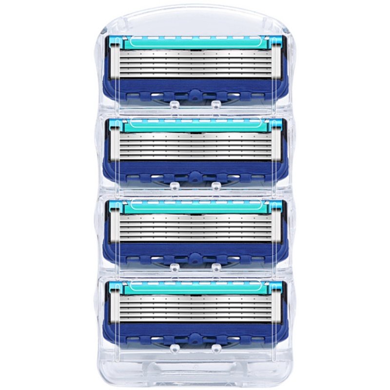 老式剃须刀手动刮胡刀剃头刀男清洁刮毛刀峰速5刀头5层刀片刀架