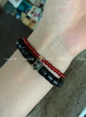 情侣手串ouswa达拉干牛骨原创