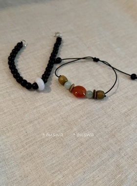 ouswa原创无尘素衣手绳手链
