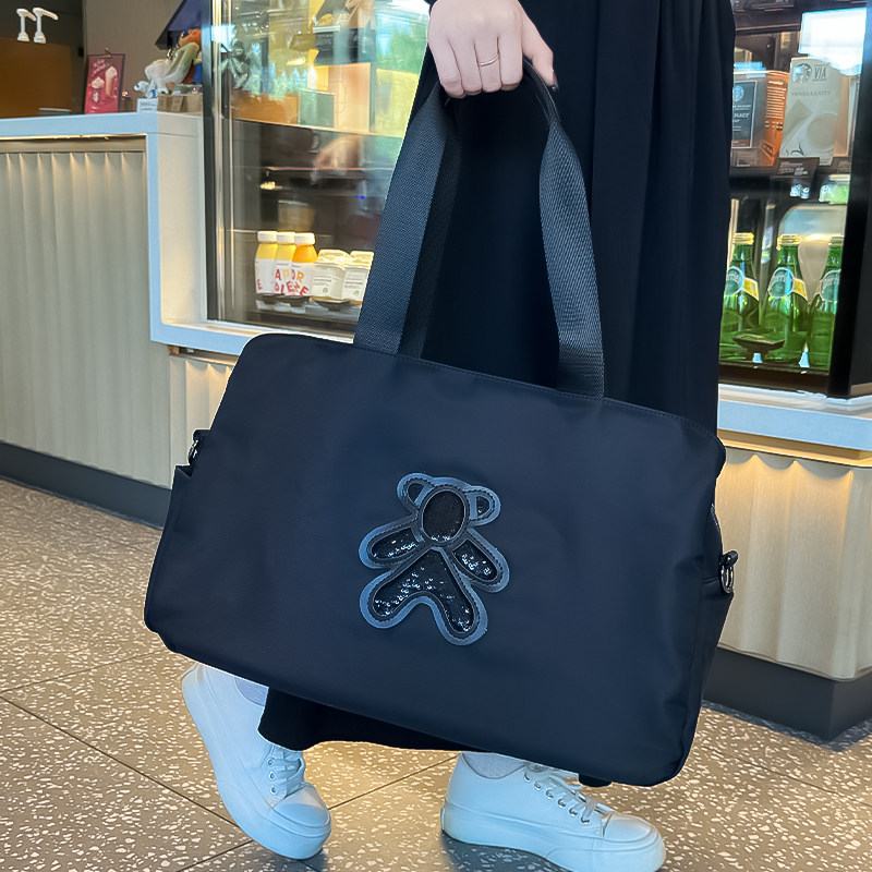 新款2025高级感大容量牛津纺手提包女包百搭外出旅行单肩斜挎包潮