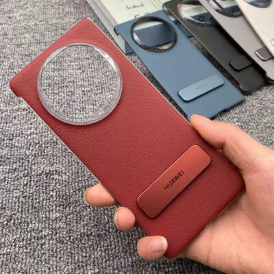 原装同款适用原装正品适用华为matex6手机保护壳官方原厂同款matex5典藏版保护套皮套折叠屏旋转支架无边框后