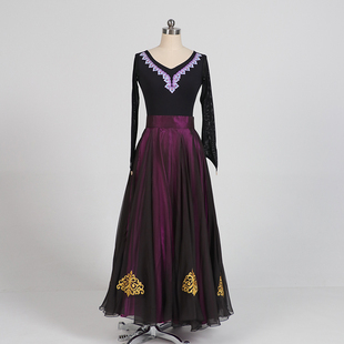 新疆维吾族舞蹈上衣女演出服大摆裙艺考练习裙维族服装基训班服