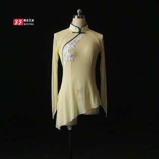 舞依艺库胶州秧歌古典舞练功服女身韵纱衣民族民间舞蹈服装演出服