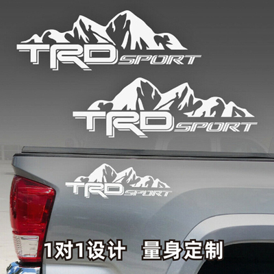 定制贴纸适用于塔库玛Tacoma 丰田塔科马全车改装车身贴纸定制