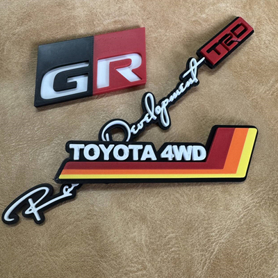 适用用丰田四驱GR立体贴TRD立体3D汽车贴纸 可定制 267