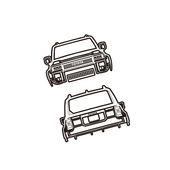 定做车贴适用于Land 丰田霸道贴纸7942 LC250 Cruiser Prado