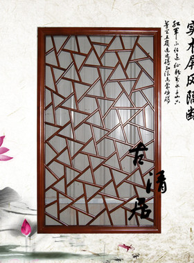 东阳木雕 中式装修 仿古花格门窗实木窗户 榆木 复古窗棂 定制做