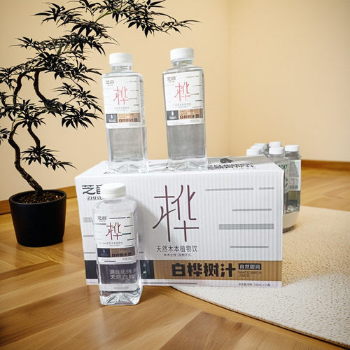 芝音椰子水白桦树汁500ml瓶装100%干净配料清爽解腻无菌冷灌饮料