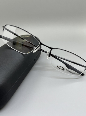 动动品牌超轻纯钛细框半框近视眼镜架 wingback OX5089弹簧镜腿