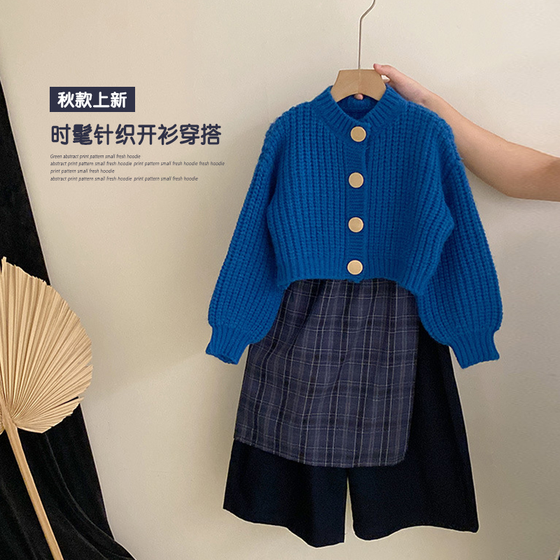 时髦针织开衫穿搭+秋季