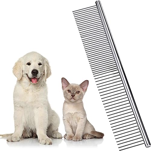 Dog Combs for Grooming Metal Cat Comb for Removing Tangles