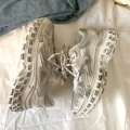 White Distressed Tire Shoes 692