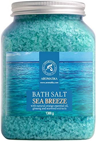 Bath Sea Salt 46 Oz- Sea Breeze Salt- Natural Bath Sea Sal