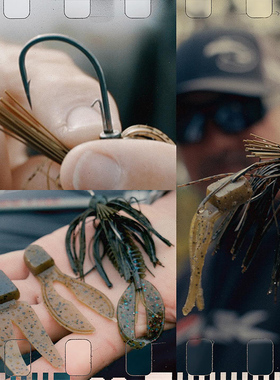 障碍Flipping Jig 美国ARK RANDALL设计  胶群 胡须佬 定制钩