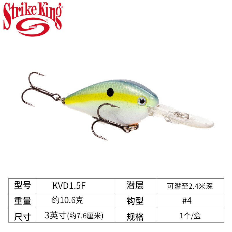 窄体胖子StrikeKingCrank饵