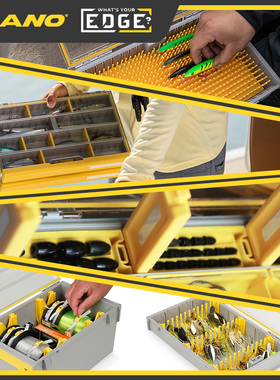 路亚盒 配件专用  PLANO EDGE系列3700型箱钓线收纳