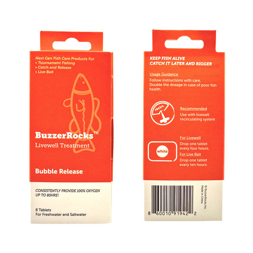 Buzzerrocks活鱼仓增氧竞技药片