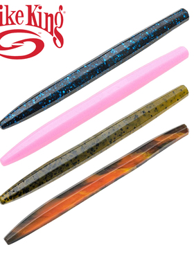 面条虫 4寸 美国STRIKE KING KVD Ocho  软饵路亚假饵 德州 Wacky