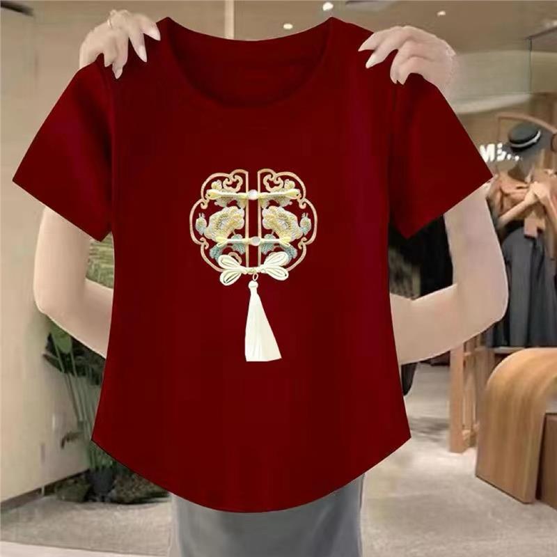 新中式国风简约短袖t恤夏