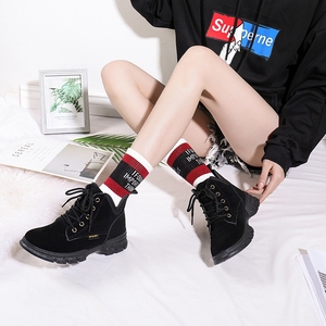 加绒英伦马丁靴