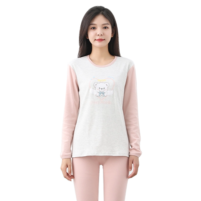 100%纯棉学生秋衣秋裤套装