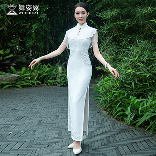舞姿翼2026新款古典训练服东方女性舞蹈服走秀练功服旗袍XT1321-1