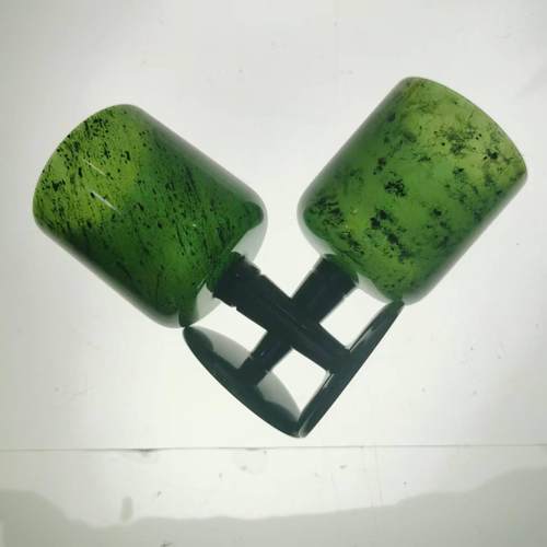 酒泉夜光杯鸳鸯玉夜光杯蛇纹精品杯甘肃特产正品包邮养生杯