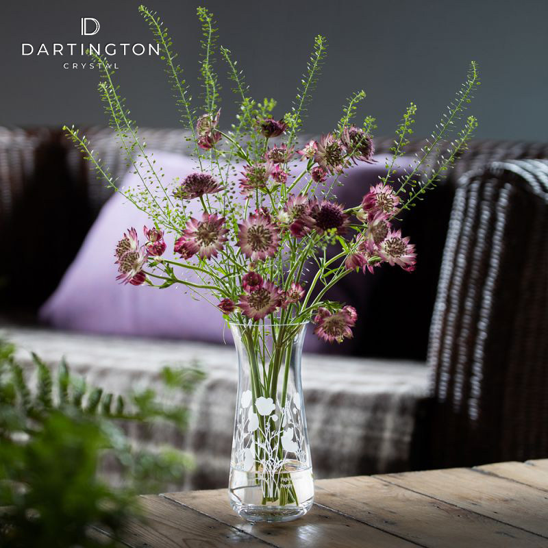 DARTINGTON欧式水晶玻璃英国花瓶