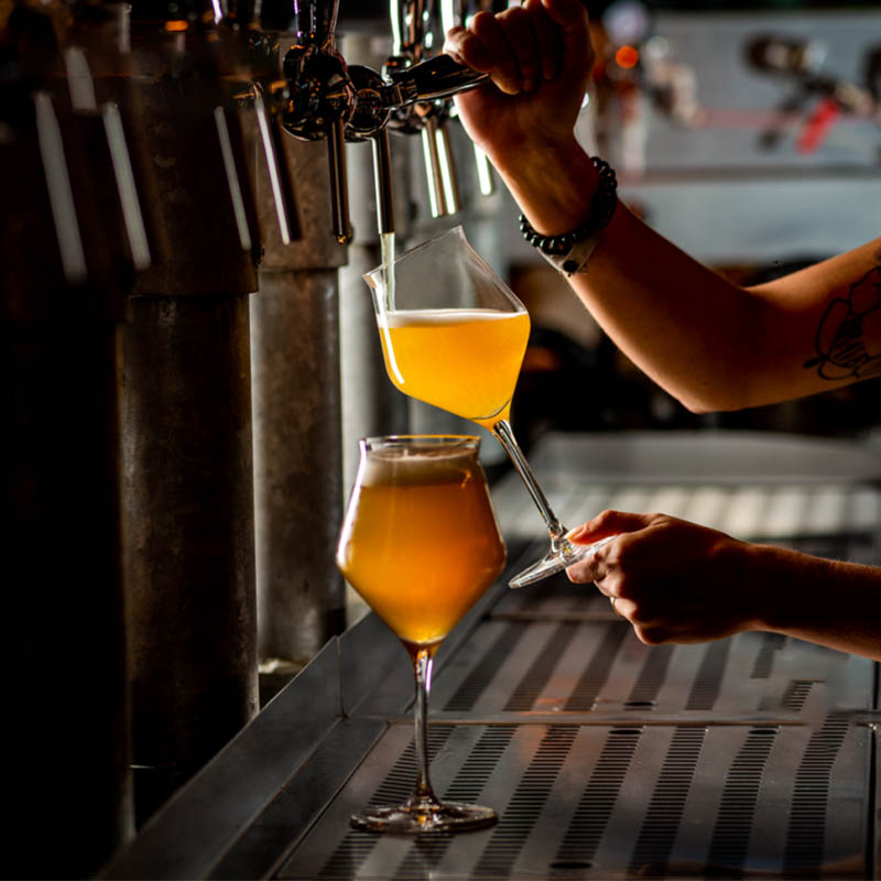 LEHMANN法国水晶高脚啤酒杯精酿酒具酒吧杯子品鉴杯子精致定制