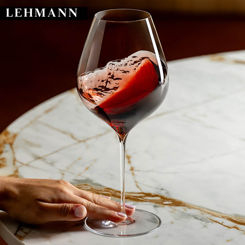 LEHMANN法国高档红酒杯葡萄酒杯子勃更第杯子轻薄透亮水晶杯大号