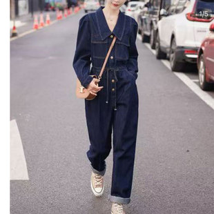 蓝色经典 579NZ 春秋气质连体裤