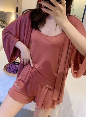 时尚纯色家居服三件套 3351SJT