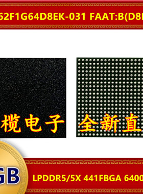 MT62F1G64D8EK-031 FAAT:B D8BXX LPDDR5/5X 6400Mbps 8GB441FBGA