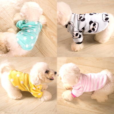 狗狗冬天保暖帅气新款网红比熊