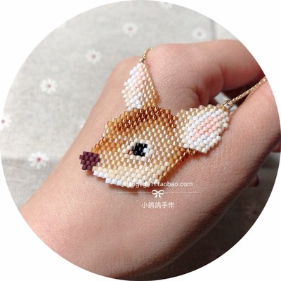 编织材料包日本手工项链古董珠