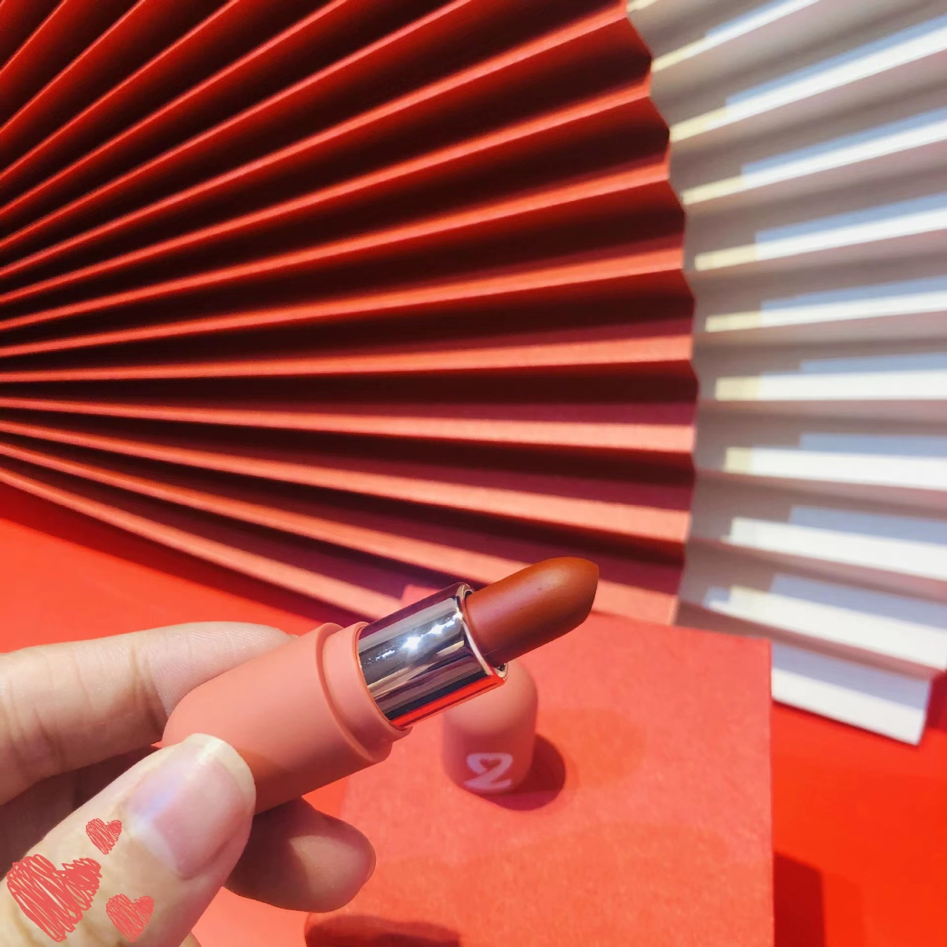 七夕迷你浪漫胶囊520丝绒口红三支装情人节礼盒套装雾面哑光小众