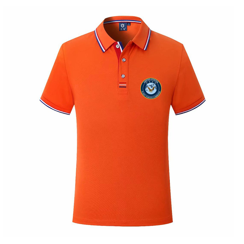 美国海军united states navy polo衫定制短袖翻领t恤衣服文化衫