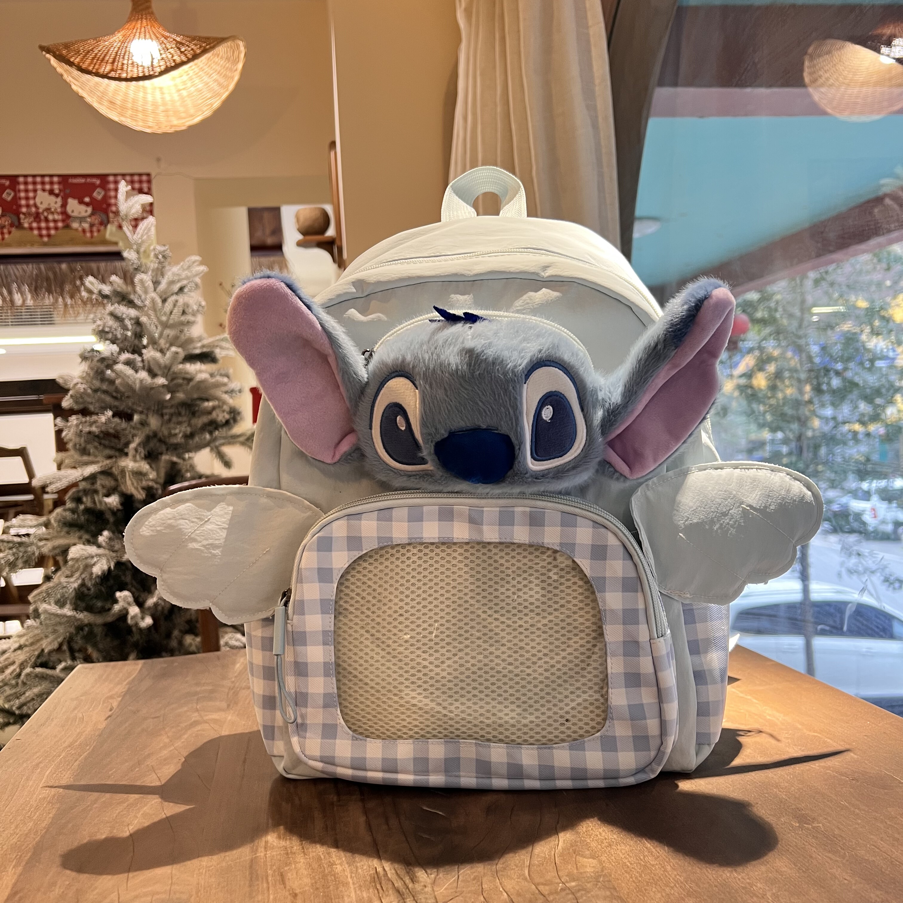 新款史迪仔高颜值儿童出游双肩背包可爱大学生生通勤包幼儿园书包