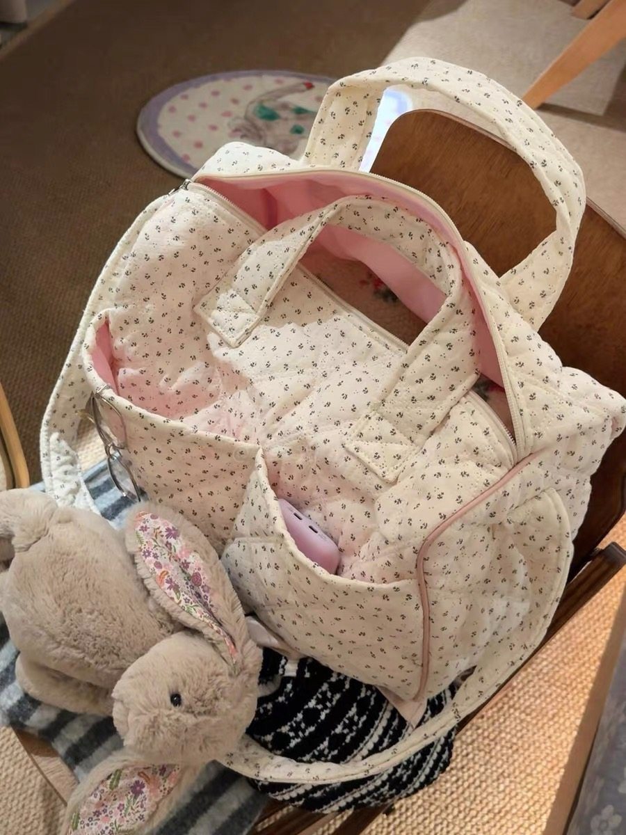 ins风碎花棉布手提包单肩斜挎包便携学生旅行包健身包妈咪包女,箱包皮具/热销女包/男包,通用款女包,淘宝优惠券,粉丝福利购,淘宝优惠卷