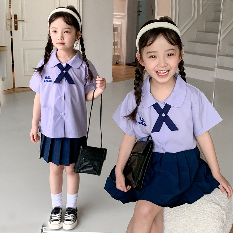 日系半身裙泰系校服两件套装