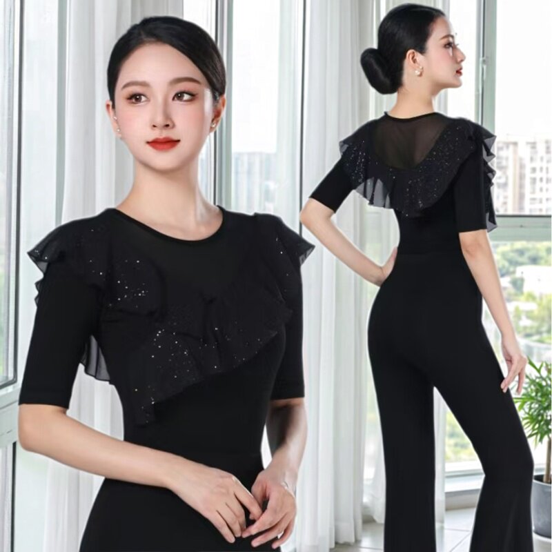 走秀形体服套装舞蹈服套装