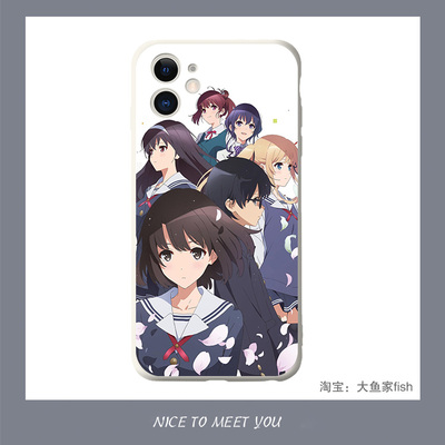 路人女主的养成方法手机壳适用iphone11苹果12pro加藤惠xsmax软8p